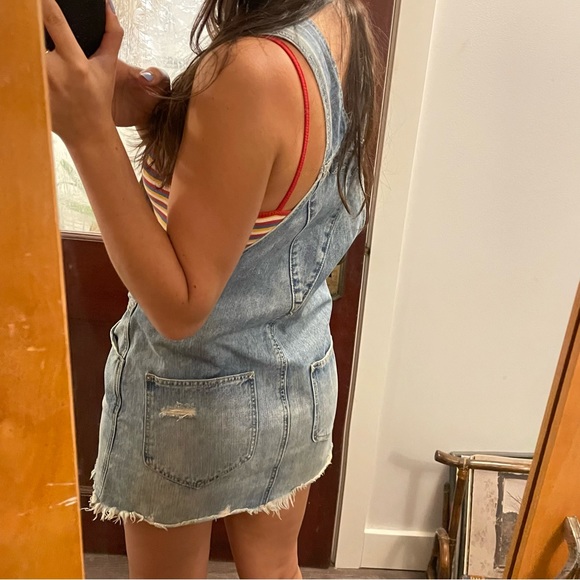 Zara Vintage Collection Denim Overall Skirt - Picture 3 of 6